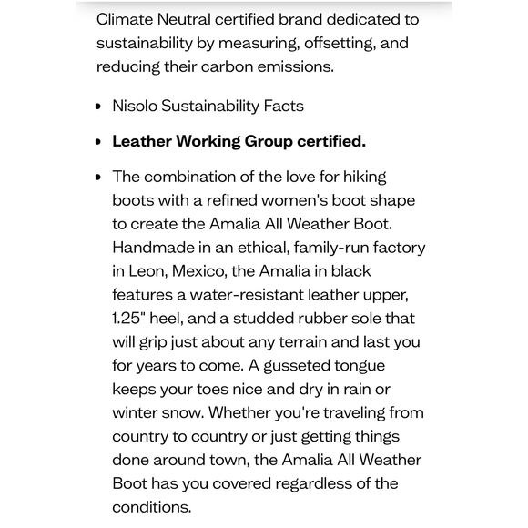 NISOLO Black Leather All-Weather Amalia Boots Size 10 - Picture 16 of 16